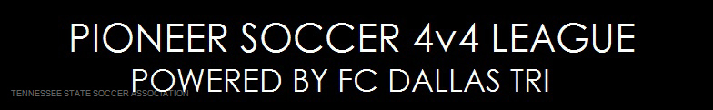 Pioneer Soccer 4v4 League banner